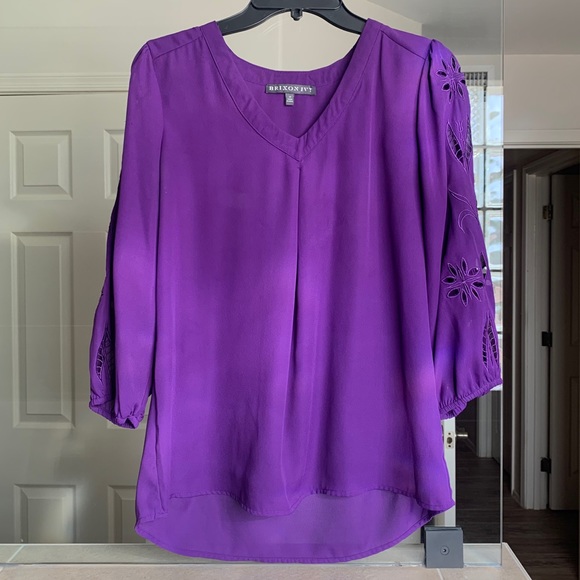 Purple Brixon Ivy Blouse
